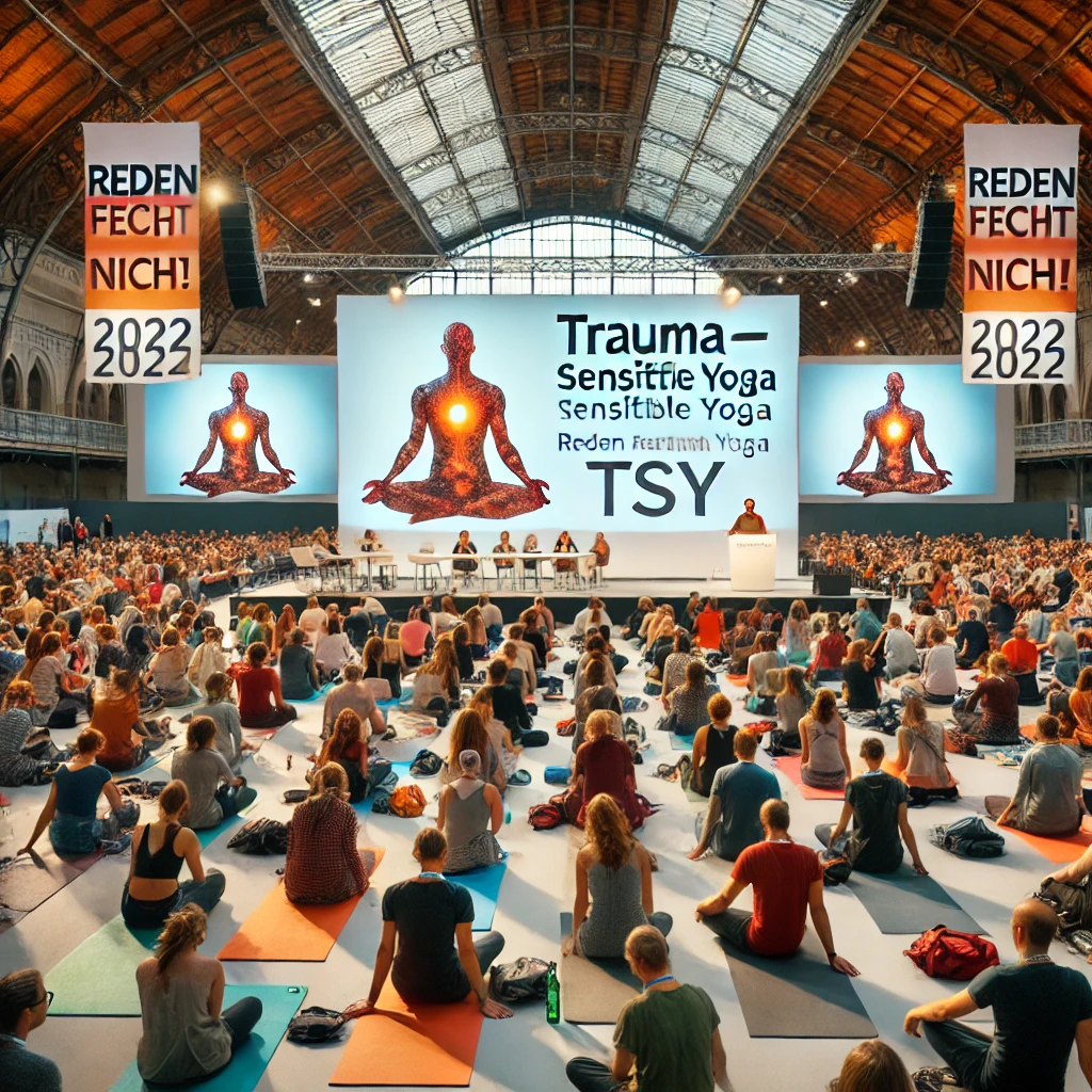 Traumasensibles Yoga auf dem Kongress „Reden reicht nicht“ (2022)